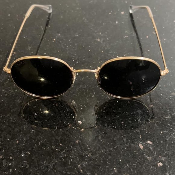 Reflective lens round trendy sunglasses main image 5